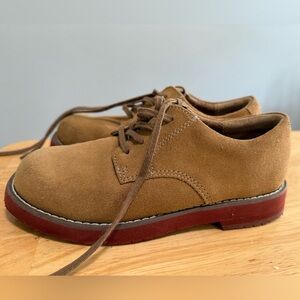 Sperry Boys Tevin Brown Suede Oxfords